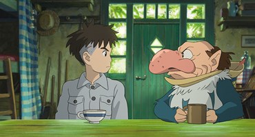 Film image from The Boy and the Heron